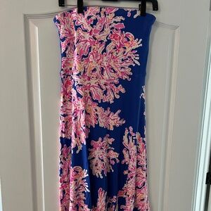 Lilly Pulitzer strapless dress